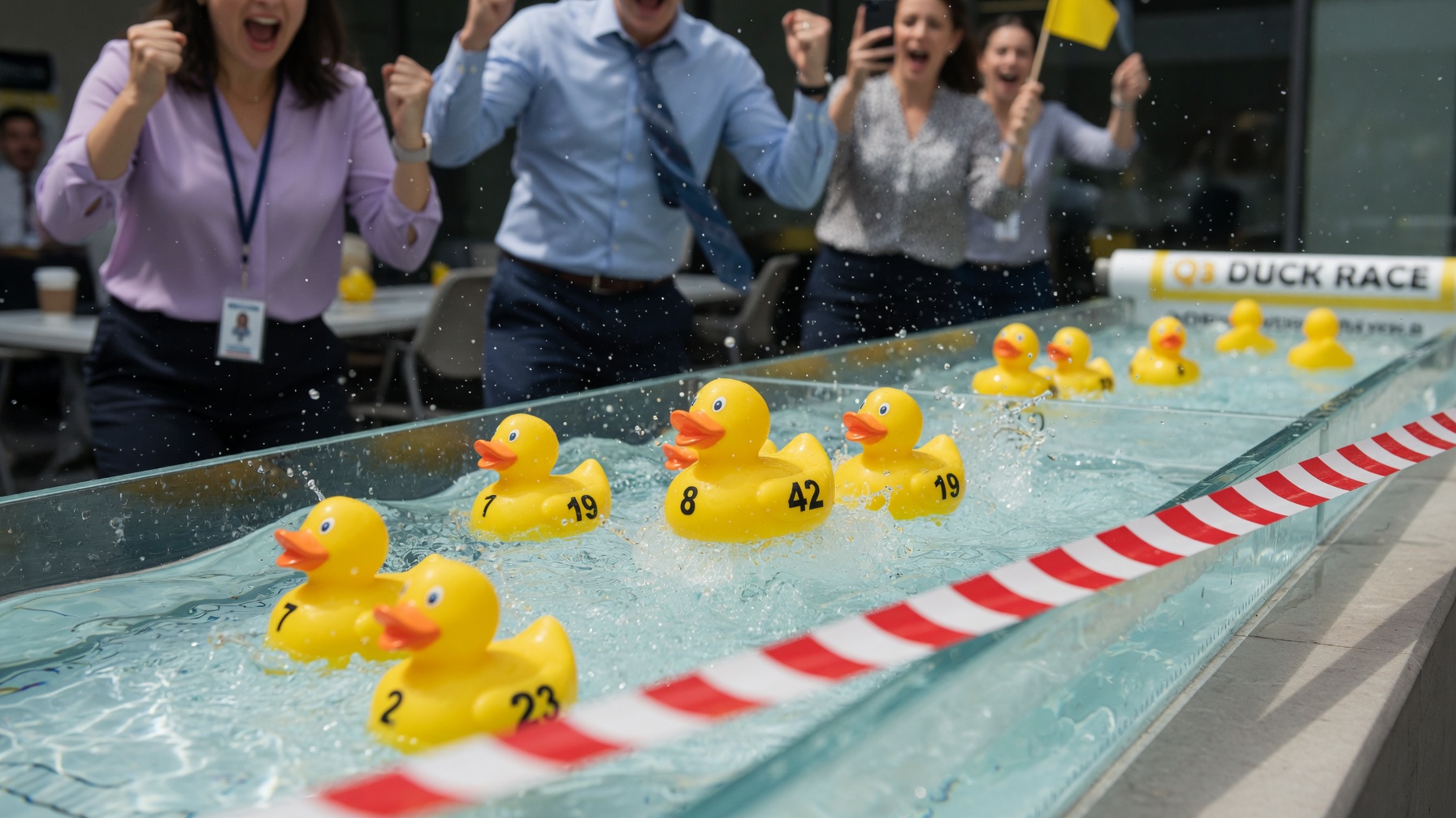 Ba thể thức giải Duck Race nhiều vòng