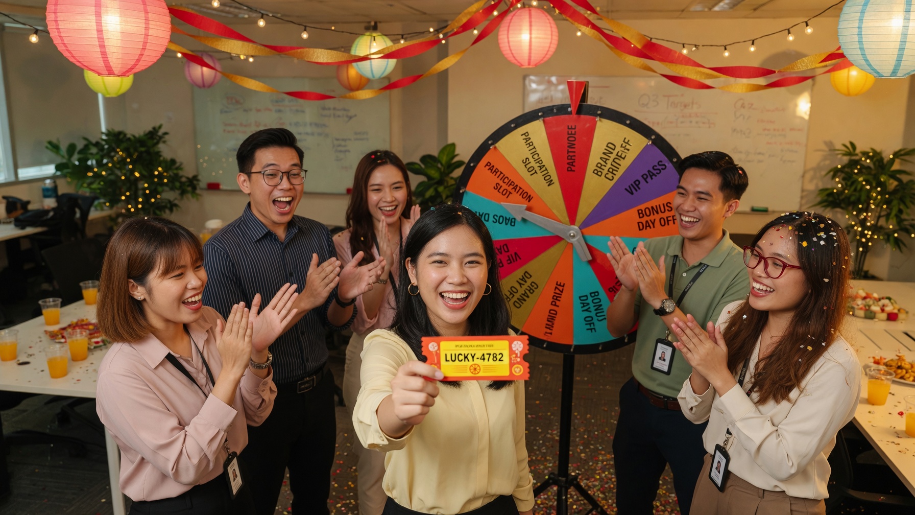 Lập danh sách và rút thăm suất tham gia