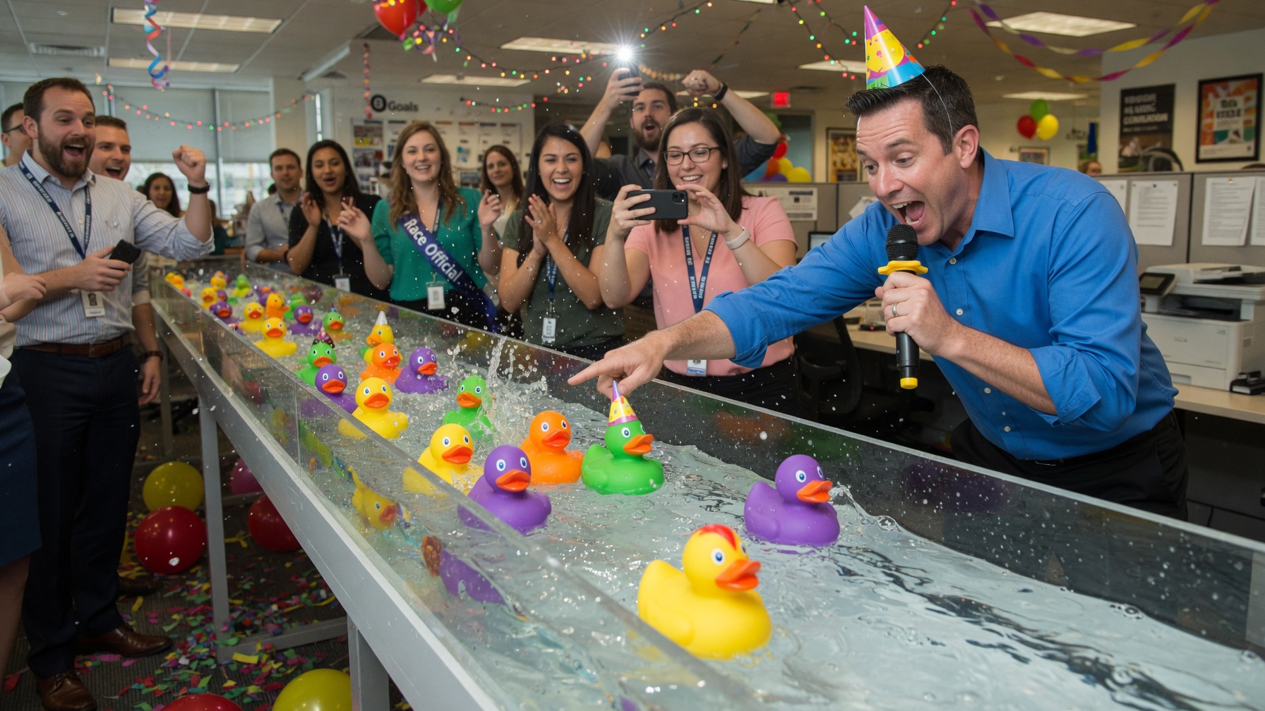 Cách dẫn một ván Duck Race cho cuốn hút