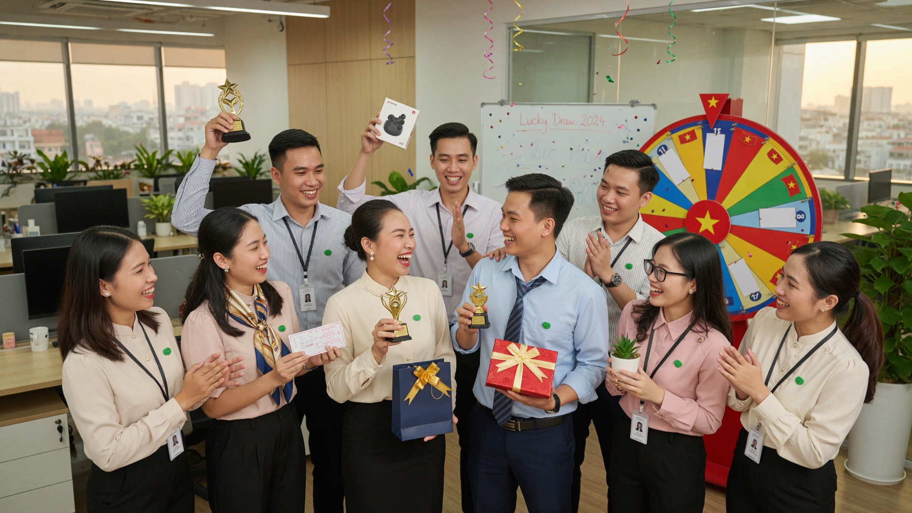 Quay số ngẫu nhiên bằng vòng quay may mắn mang lại niềm vui và sự công bằng