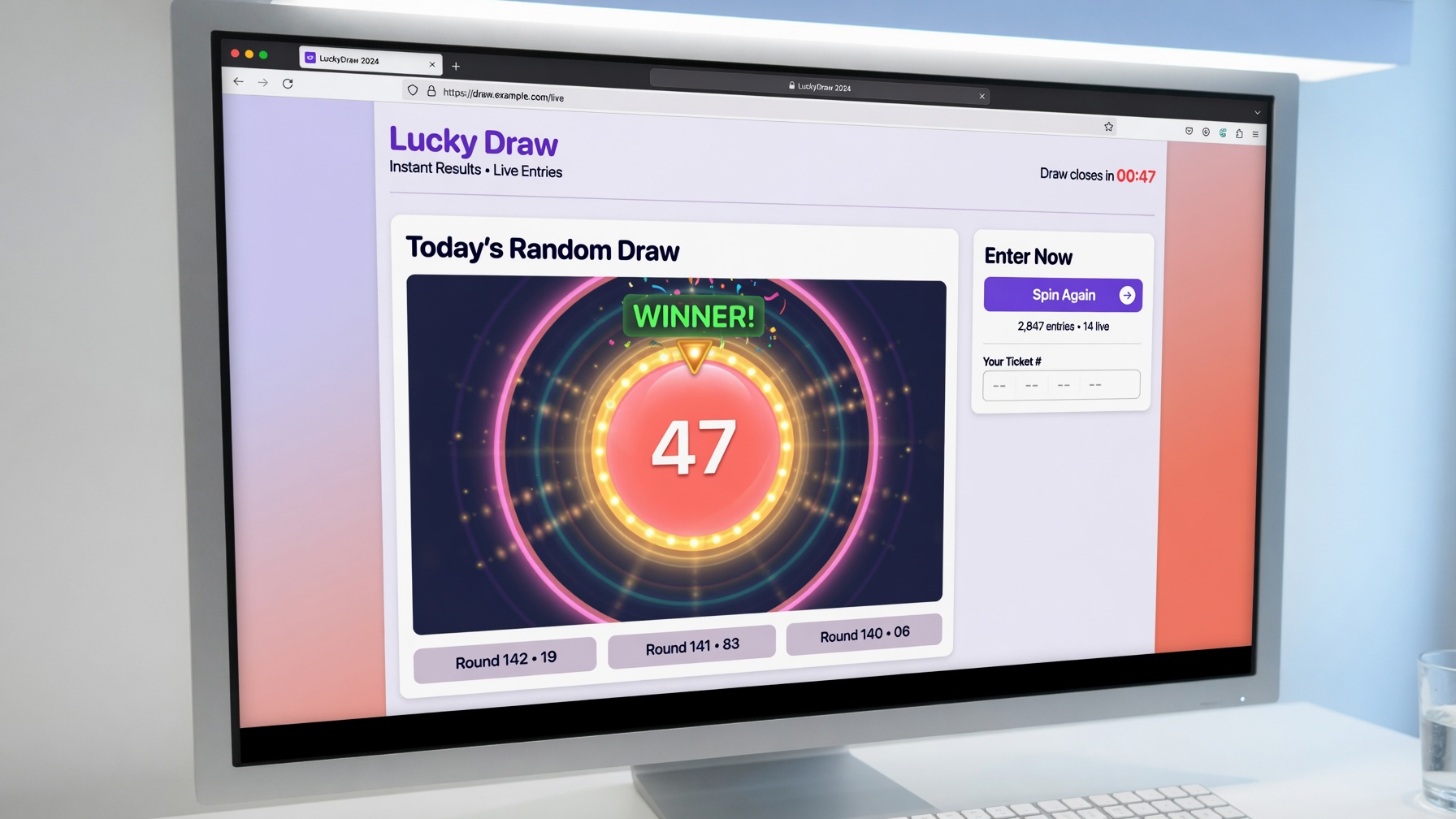 Tích hợp quay số ngẫu nhiên lucky draw trên website sự kiện